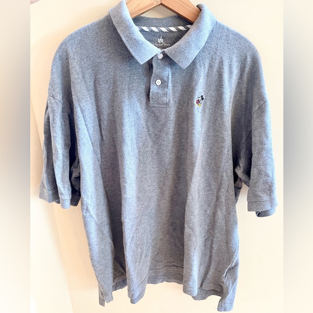 Disney Parks Men’s Gray Polo Size XL